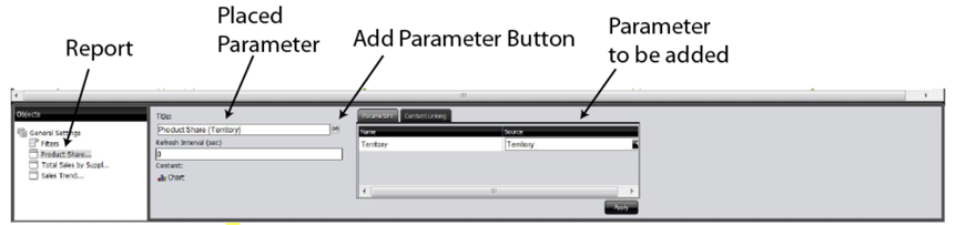 Editing parameter