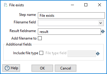 File exists dialog