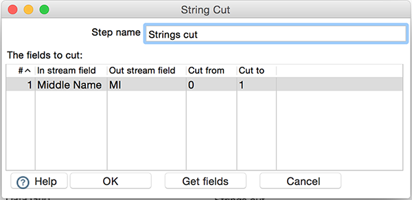 Strings Cut Dialog Box