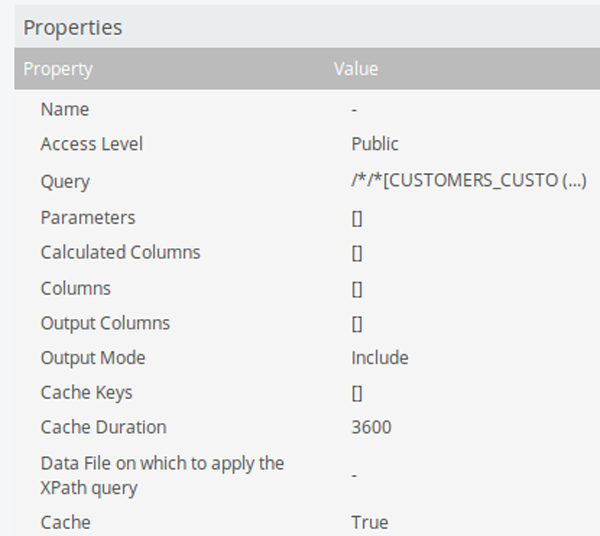 The xPath over xPath properties