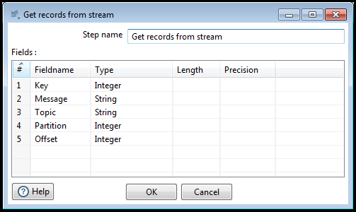 Get Records from Stream Options