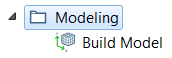 Build Model job entry
