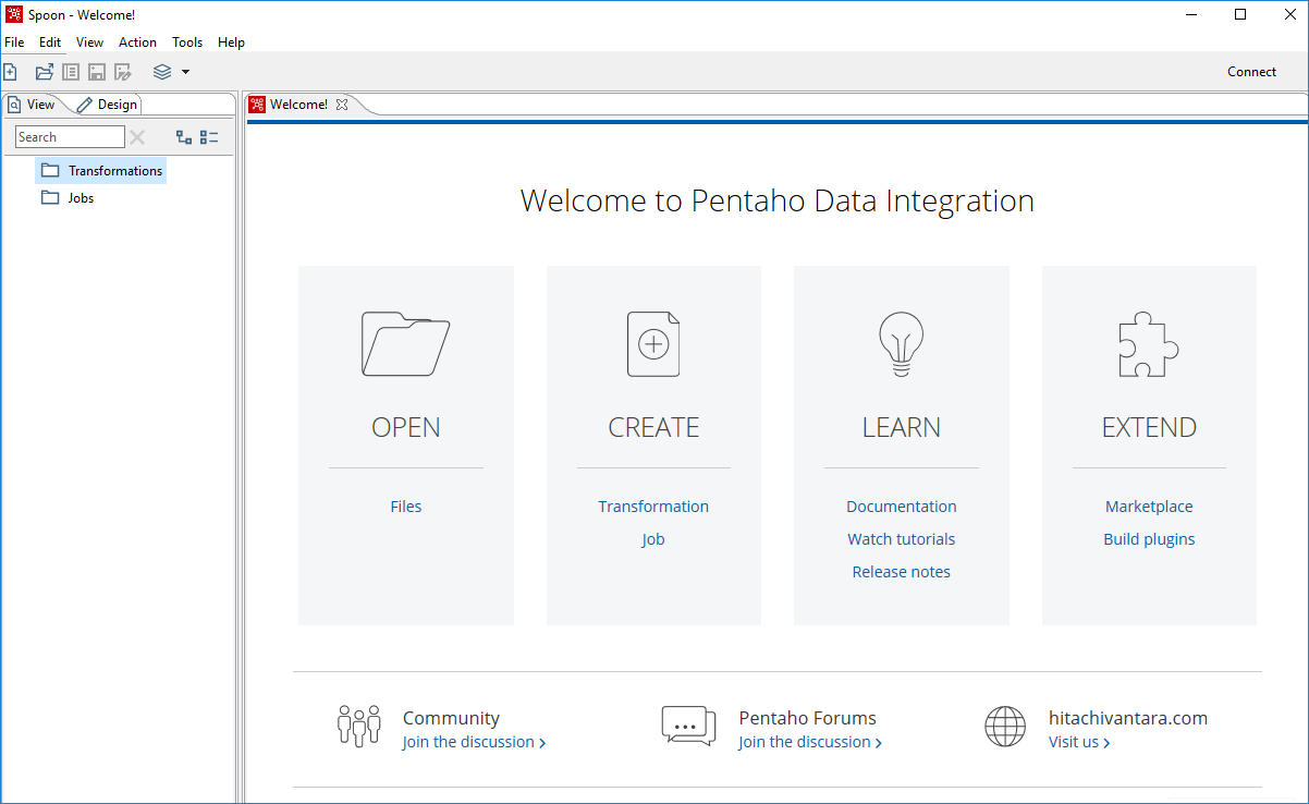 Welcome to Pentaho Data Integration