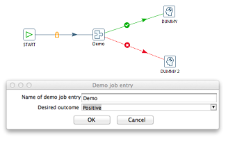 Sample job entry workflow