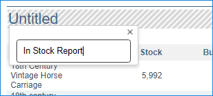 Rename a report